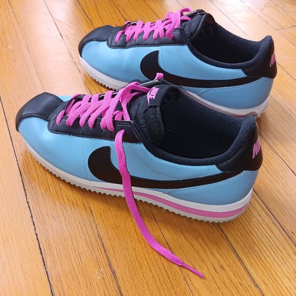 Nike Cortez Basic Leather 'South Beach' Men's Used Size 8 (41) - Picture 1 of 6